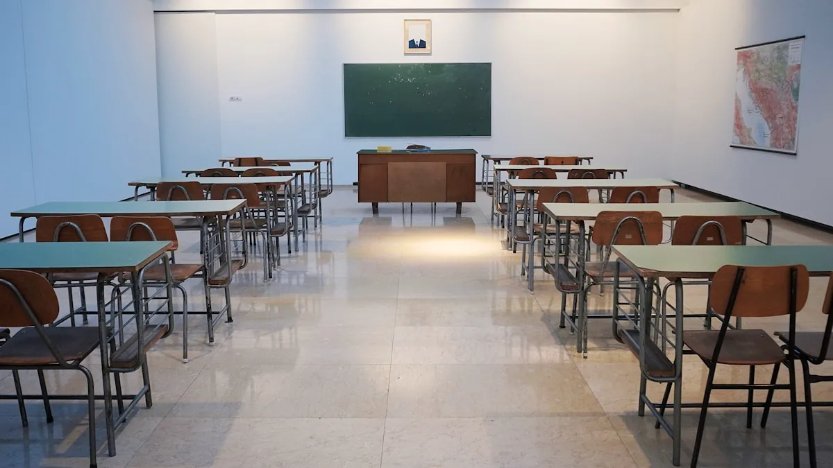 School campus network — illustrative example, not a client site